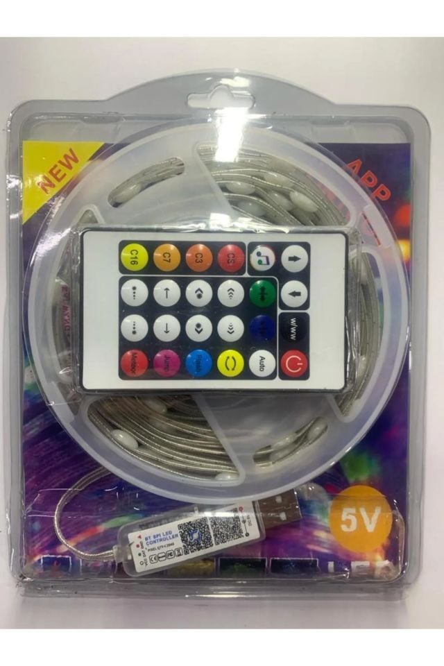 Usb Akıllı Yılbaşı Işığı Şeridi Led 10 Metre