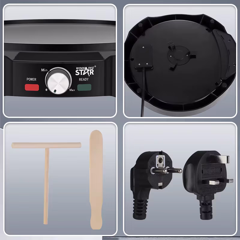 Winning Star 1200 W Elektrikli Krep/Pankek Tava