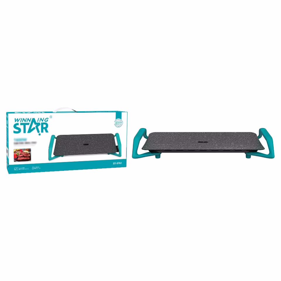 Winning Star 1600 W Elektrikli Dövme Alüminyum Izgara / Tava