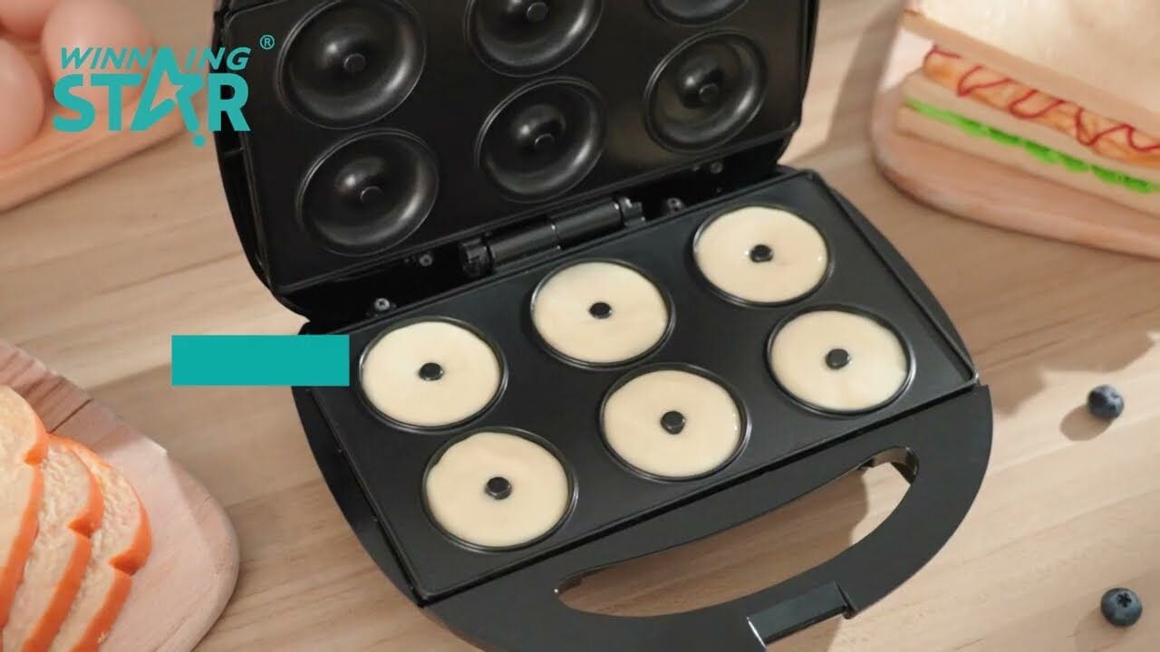 Winning Star 750 W Donut Maker & Sandwich Makinesi