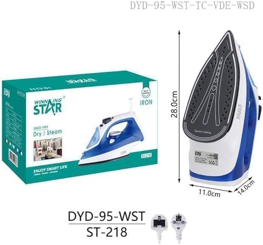 Winning Star 2300 W Buharlı Ütü