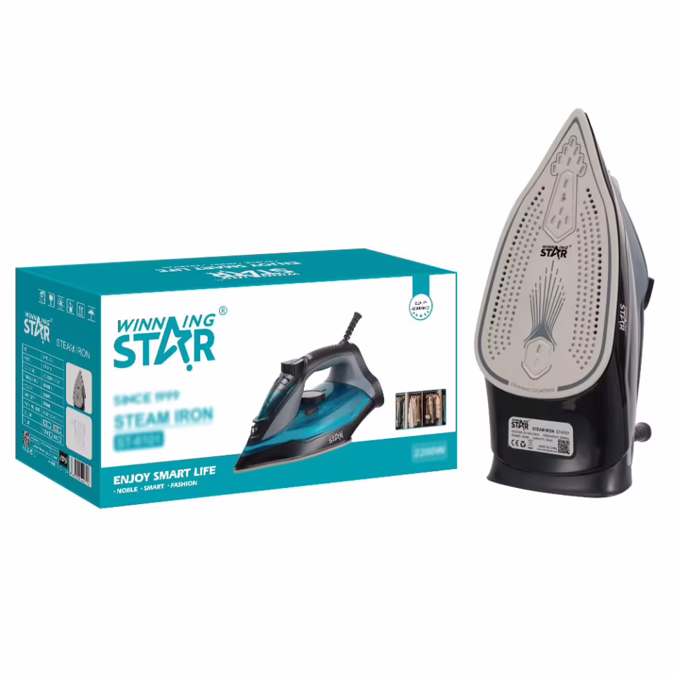 Winning Star 2200 W Buharlı Seramik Tabanlı Ütü