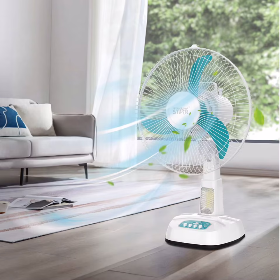 Winning Star 14'' Şarjlı Döner Masa Fanı