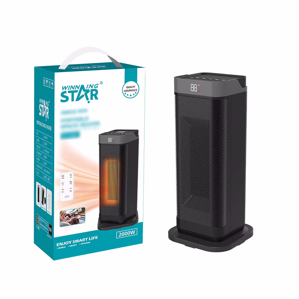 Winning Star 2000 W PTC Kule Isıtıcı + Fan