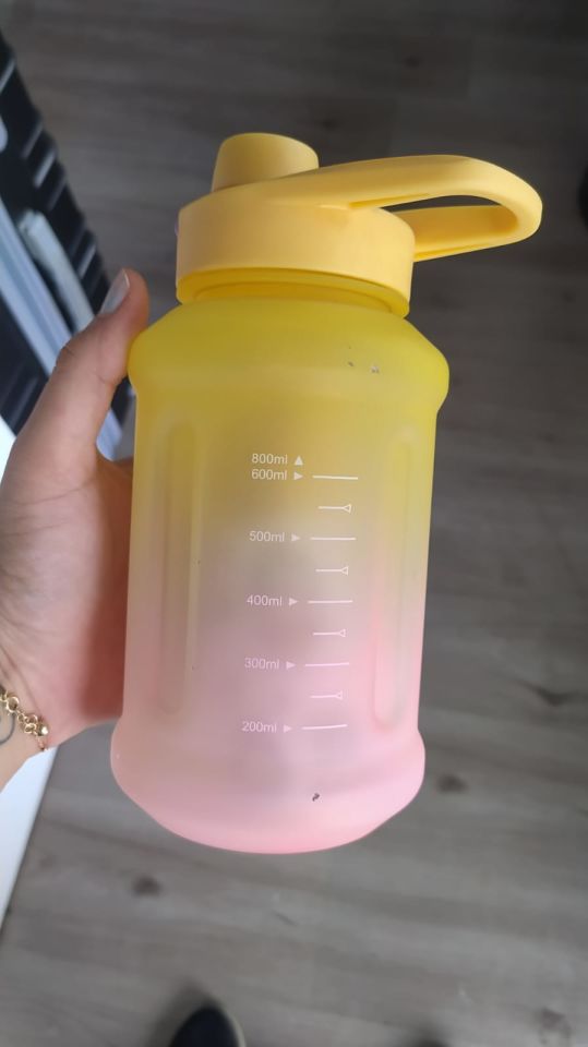 800ml Renkli Pipetli Suluk