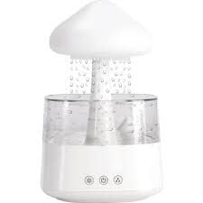 Mantarlı Tasarıma Sahip LED Işıklı Hava Nemlendirici