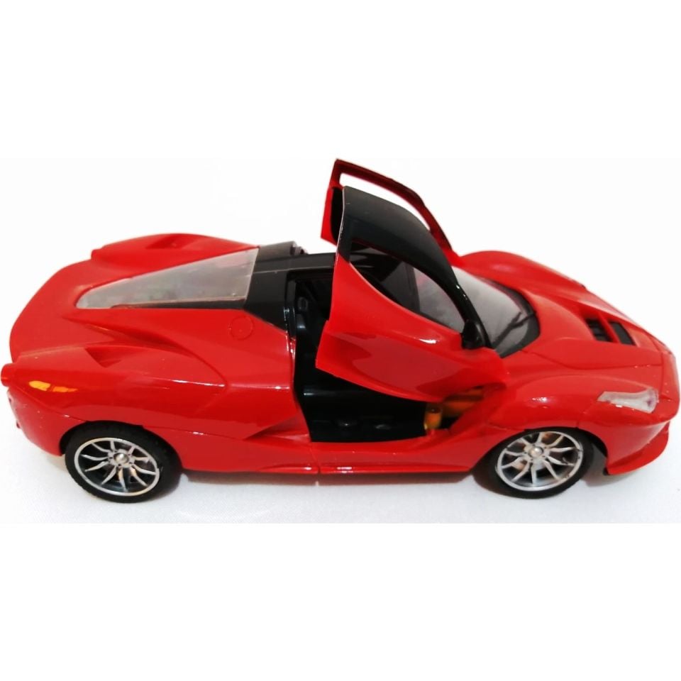 Uzaktan Kumandalı Ferrari Kapıları Açılan Orta Kırmızı Araba