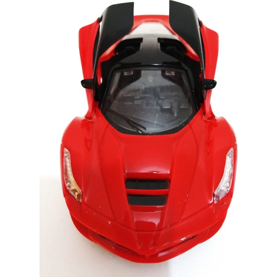 Uzaktan Kumandalı Ferrari Kapıları Açılan Orta Kırmızı Araba