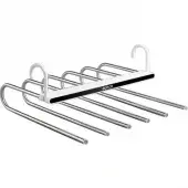 Ecco Katlanabilir Çoklu Pantolon Askılığı – 5 Kollu Metal Askı