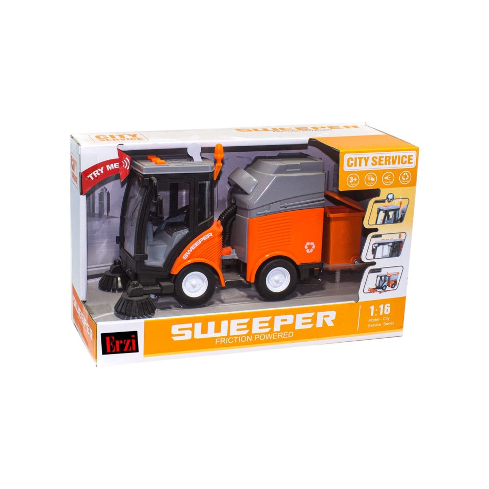 Sweeper Temizlik Kamyonu Pilli Işıklı