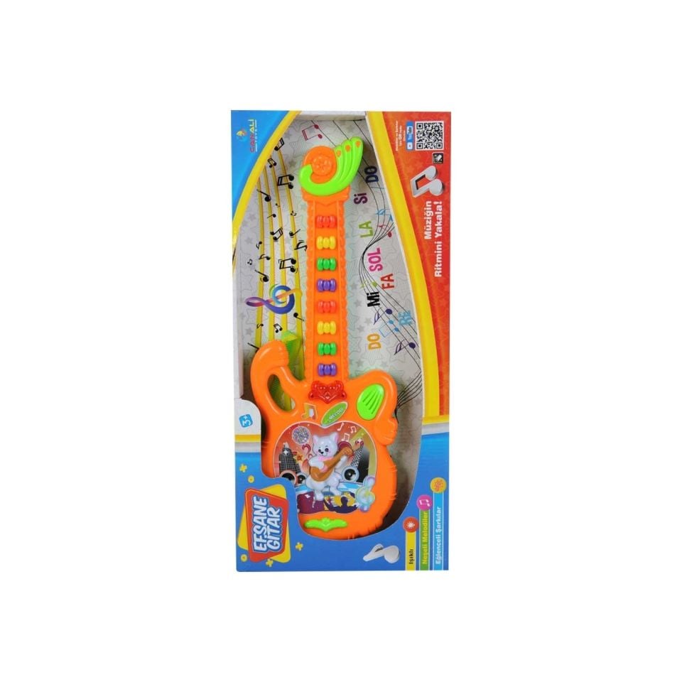 Eğlenceli Efsane Gitar Turuncu