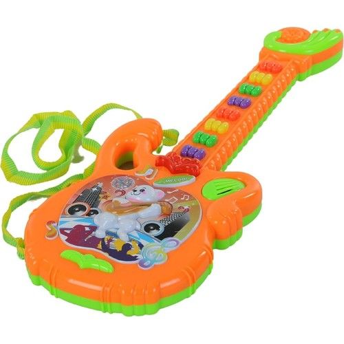 Eğlenceli Efsane Gitar Turuncu