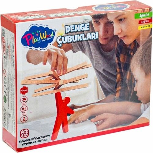 Play Wood ONY-390 Ahşap Denge Çubukları