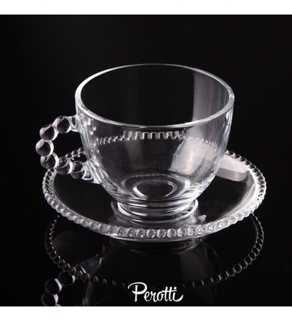 KRD Home Boncuklu Çay Fincan Takımı 6lı
