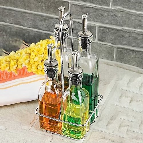 Cooker CKR2725 5 Parça Cam Yağdanlık Sirkelik
