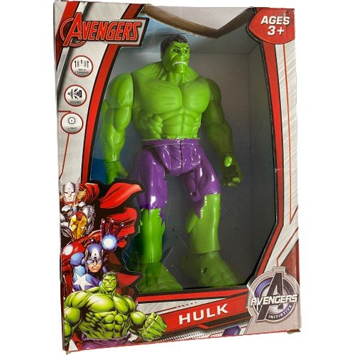 Hulk Pilli Sesli Figür Oyuncak