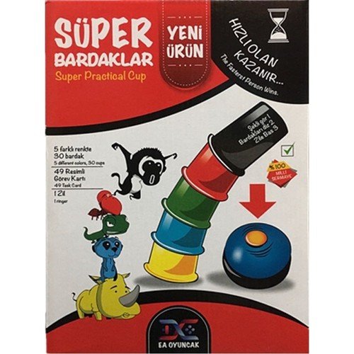 Süper Akıllı Bardaklar Kutu Oyunu