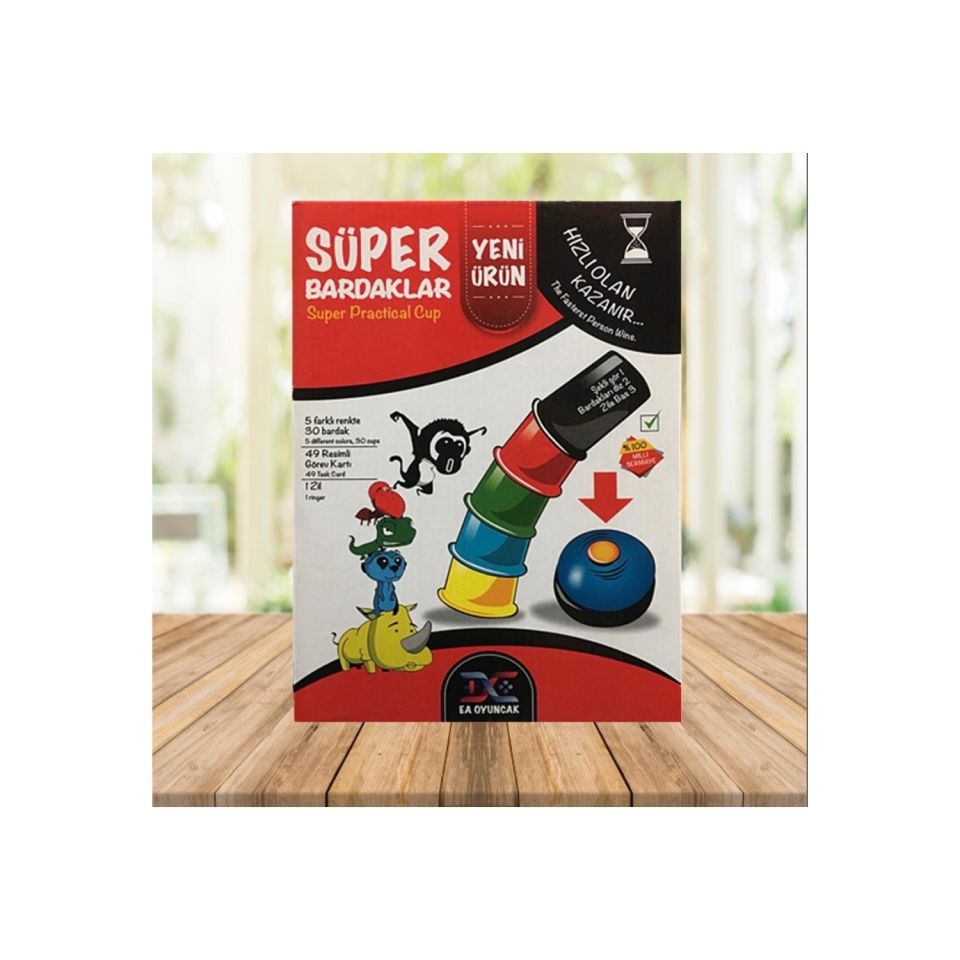 Süper Akıllı Bardaklar Kutu Oyunu