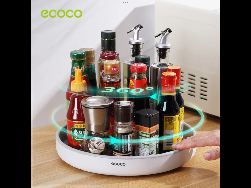 Ecoco 360 Derece Dönen Tepsi Büyük Boy