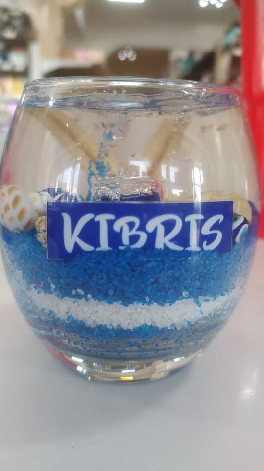 Kıbrıs Hediyesi Bardak Mumluk