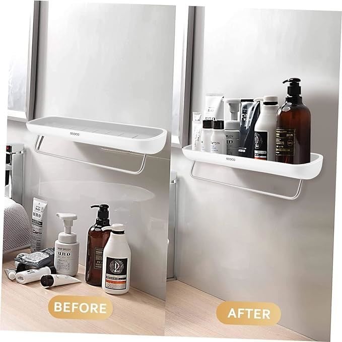 Ecoco Banyo Rafı ve Havlu Askısı