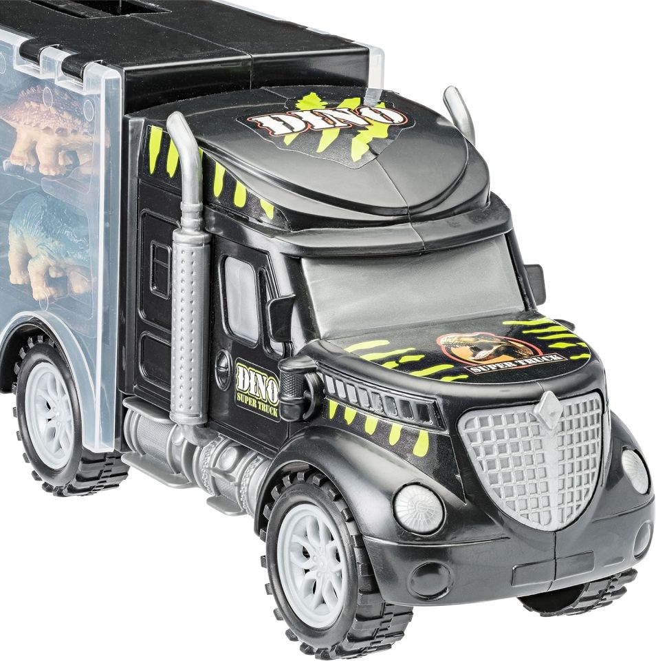 Dinozor Kamyonu ve 6 Mini Plastik Dinozor
