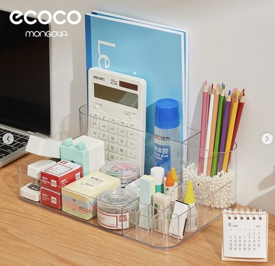 Ecoco Şeffaf Makyaj Organizer
