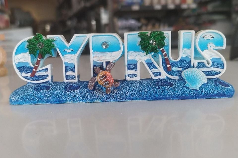 Cyprus Yazısı Biblo Hediyelik Büyük