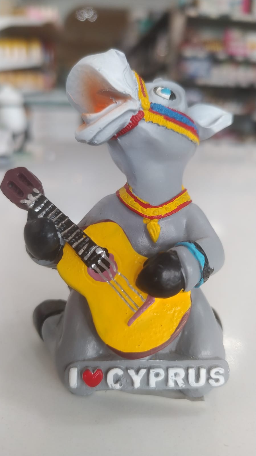 Gitarlı Eşek Biblo