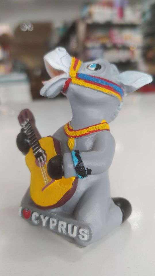 Gitarlı Eşek Biblo