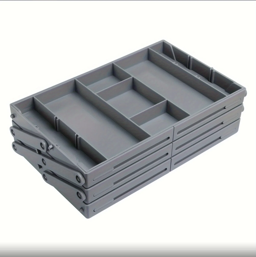 3 Katmanlı Genişletilebilir Çekmece Düzenleyici Kutu