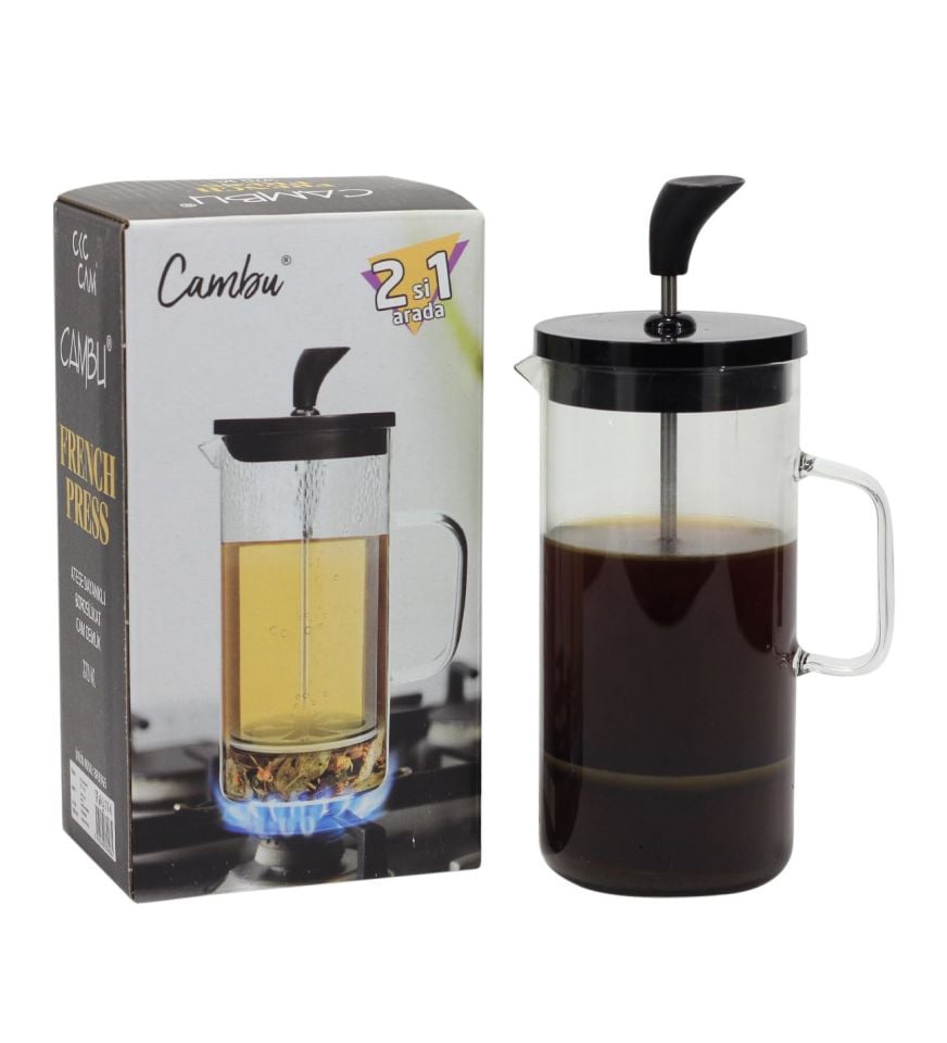 Cambu Borosilikat Cam French Press