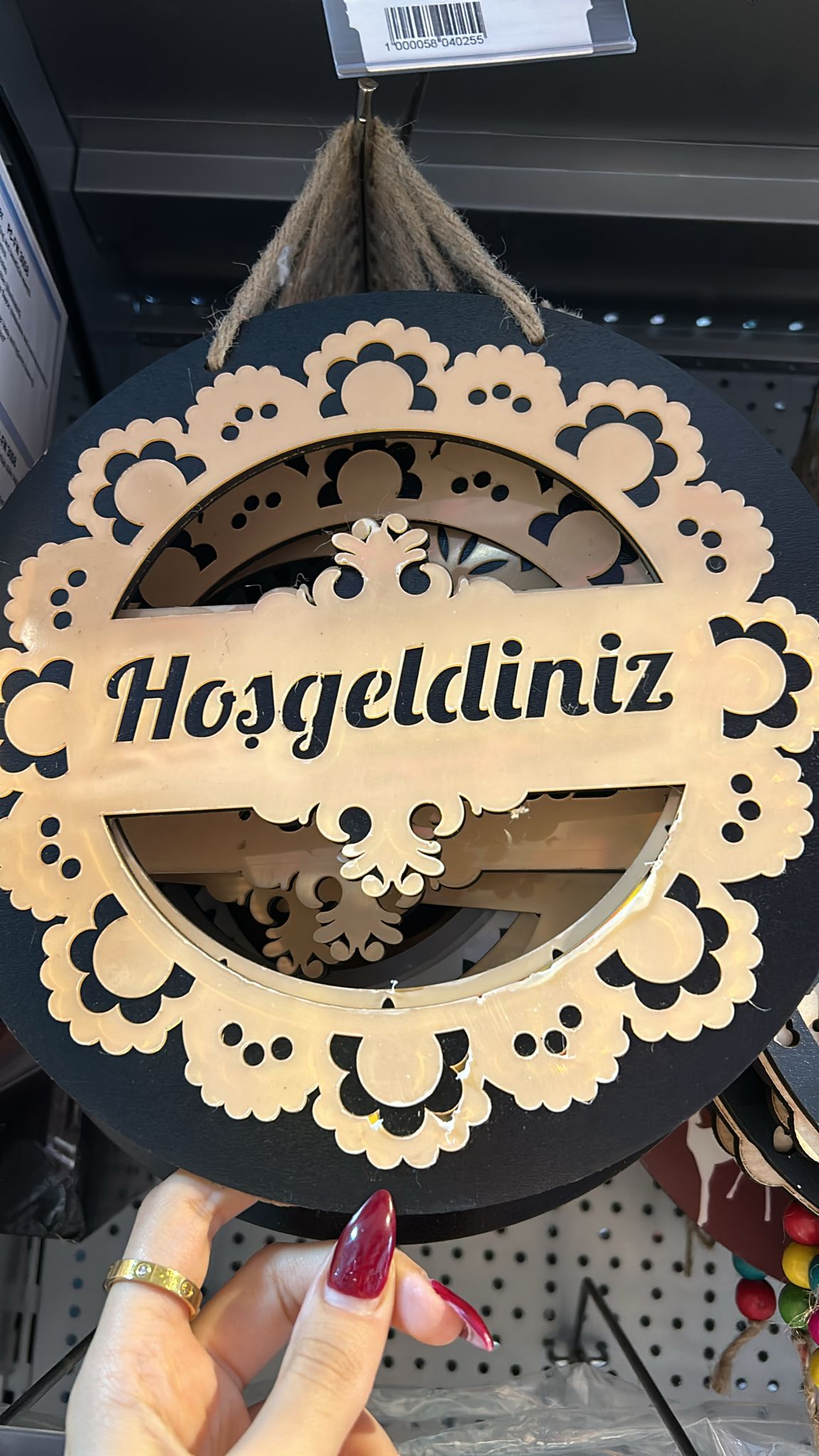 Hoşgeldiniz Kapı Süsü