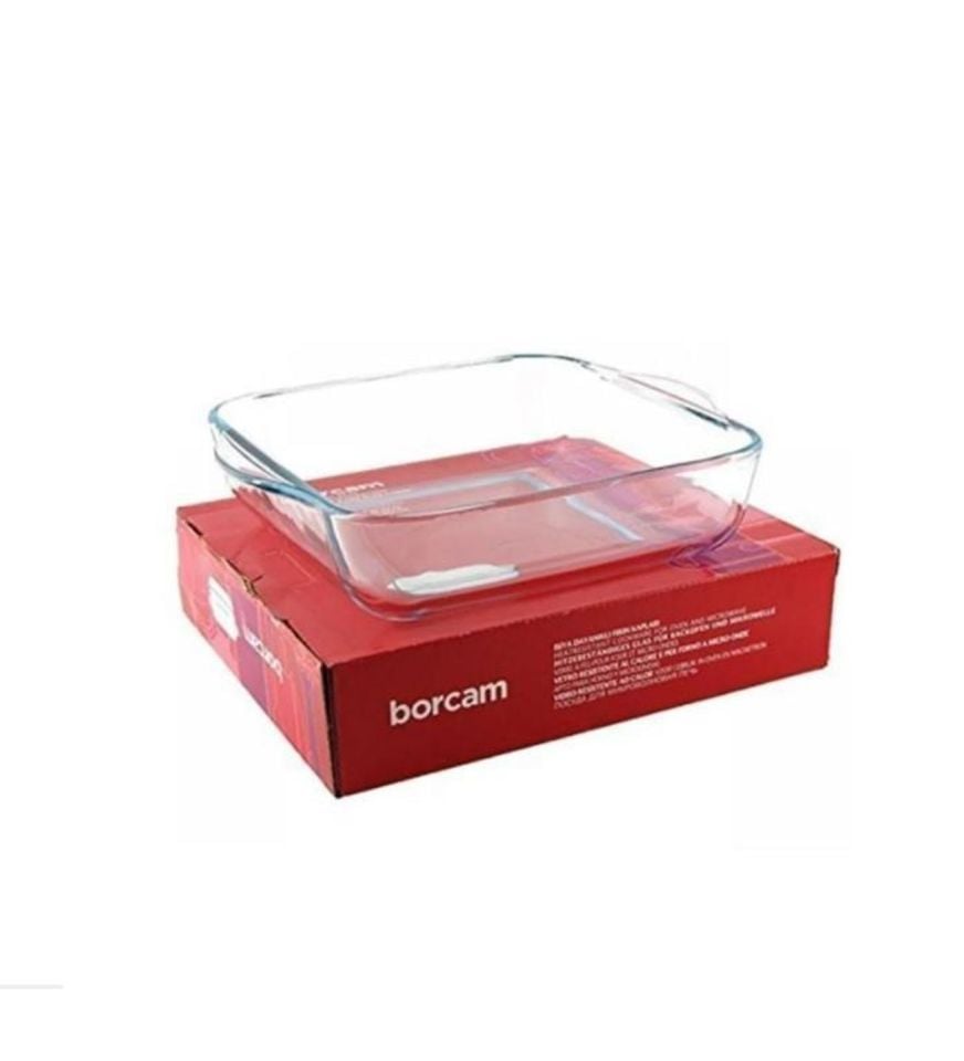 Paşabahçe 59024 Kare Borcam Fırın Tepsisi Büyük Boy