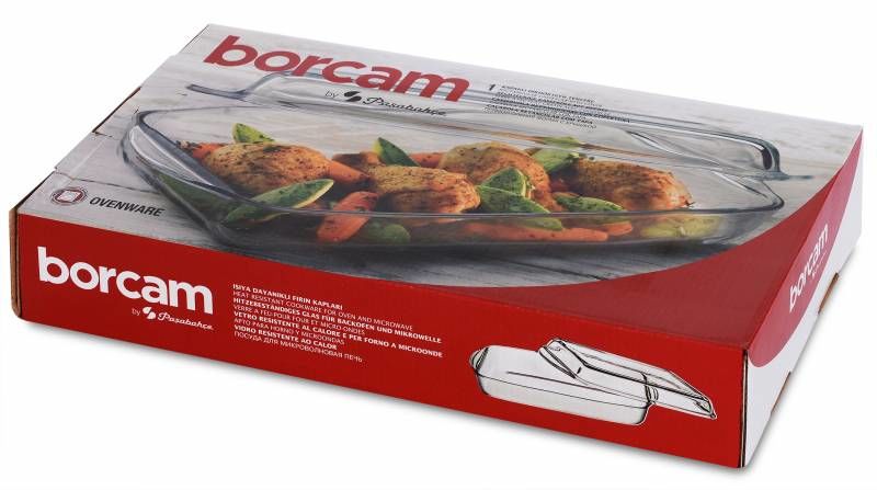 Paşabahçe 59009 Kapaklı Dikdörtgen Borcam - 1950 ml