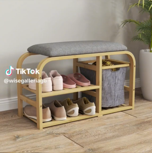 Puflu Bambu Ayakkabılık