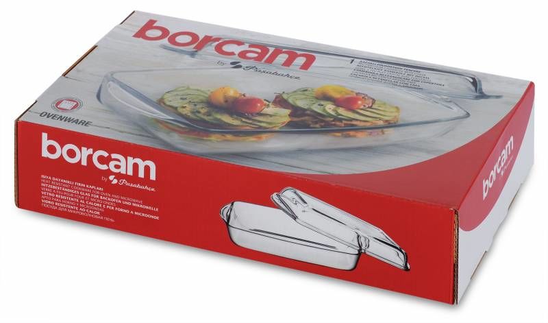 Paşabahçe 59019 Borcam Dikdörtgen Kapaklı 1500 Cc