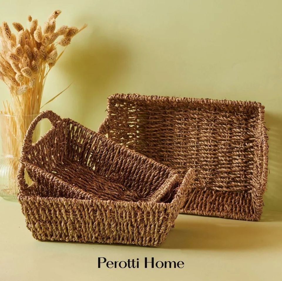 Perotti 3lü Hasır Tepsi 15267