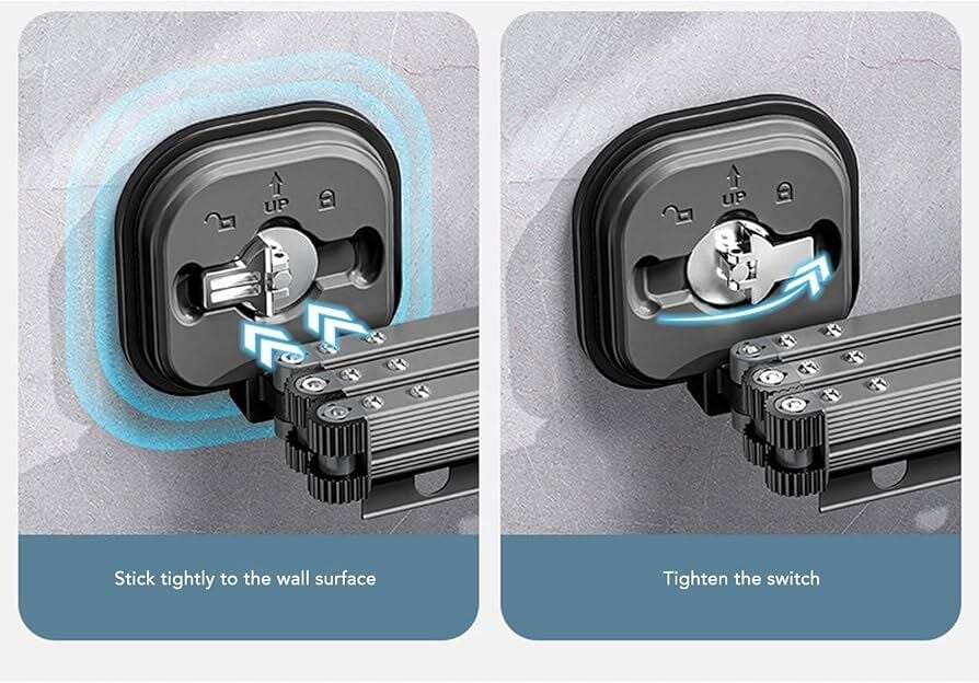 Vakumlu Katlanabilir Duvar Tipi Askılık