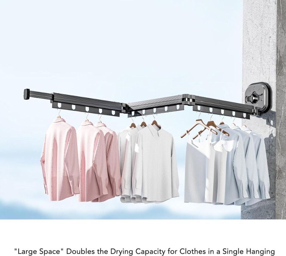 Vakumlu Katlanabilir Duvar Tipi Askılık