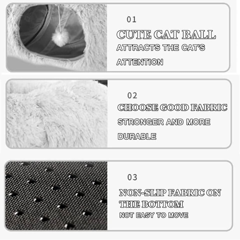 Yuvalı Kedi Yatağı