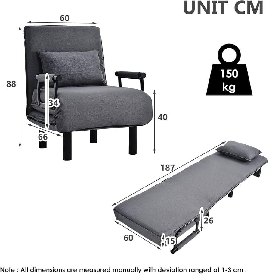 Tek Kişilik Pratik Çekyat Koltuk