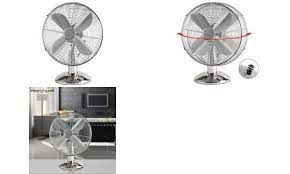 Metal Masaüstü Vantilatör 25cm Sessiz PC VL 3063 M 35W