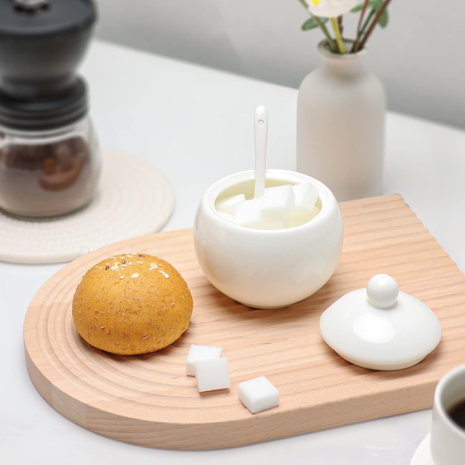 Mien Çok Amaçlı Sunumluk Ahşap Oval