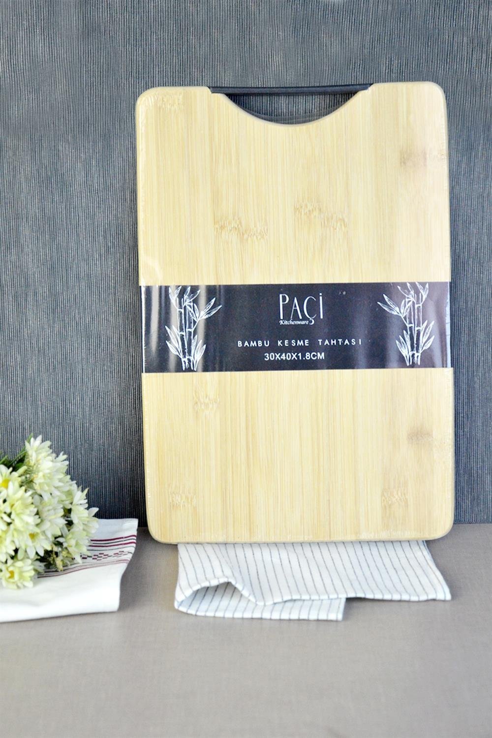 Paçi Bambu Kesme Tahtası 28x38x1.8cm
