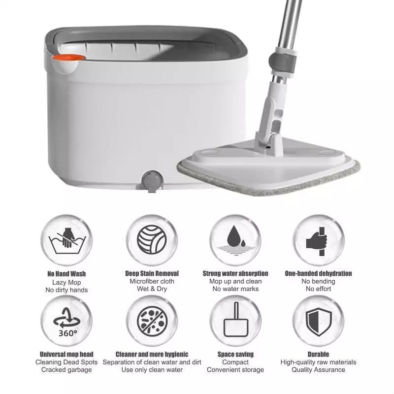 Wash X Dehydration Mop (Kirli ve Temiz Suyu Ayırabilen Mop)