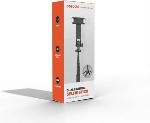 Porodo Işıklı Telefon Tutucu Tripot