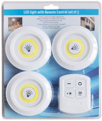 3'lü Uzaktan Kumanda Seti ile Led Işık