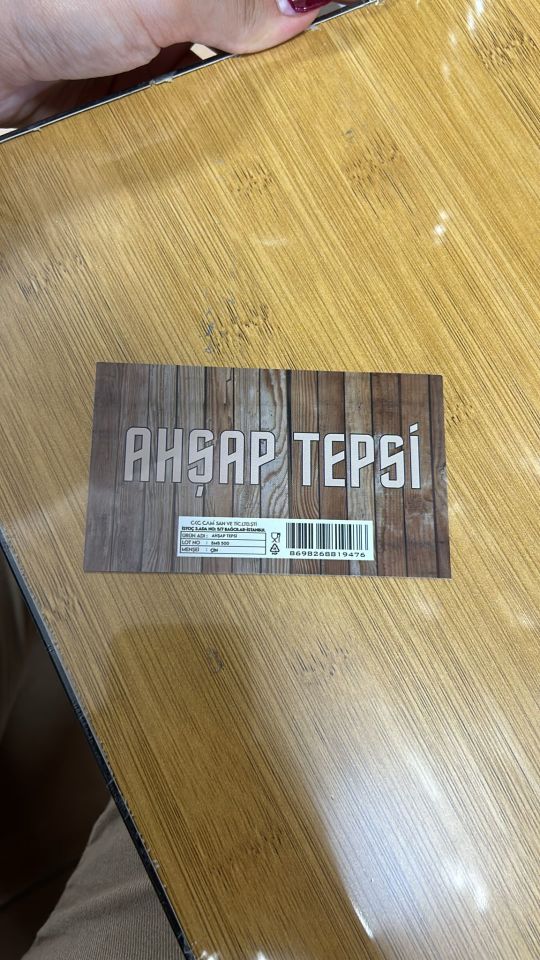 Ahşap Mini Tepsi