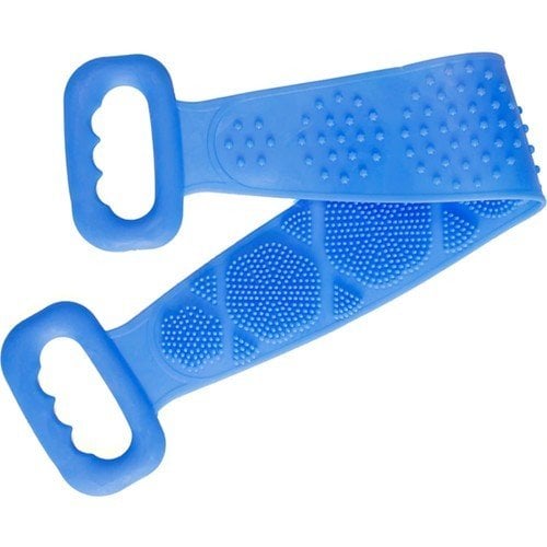 Banyo Duş Sırt Kesesi Çift Taraflı Silikon Duş Lifi Fırçası 60 cm